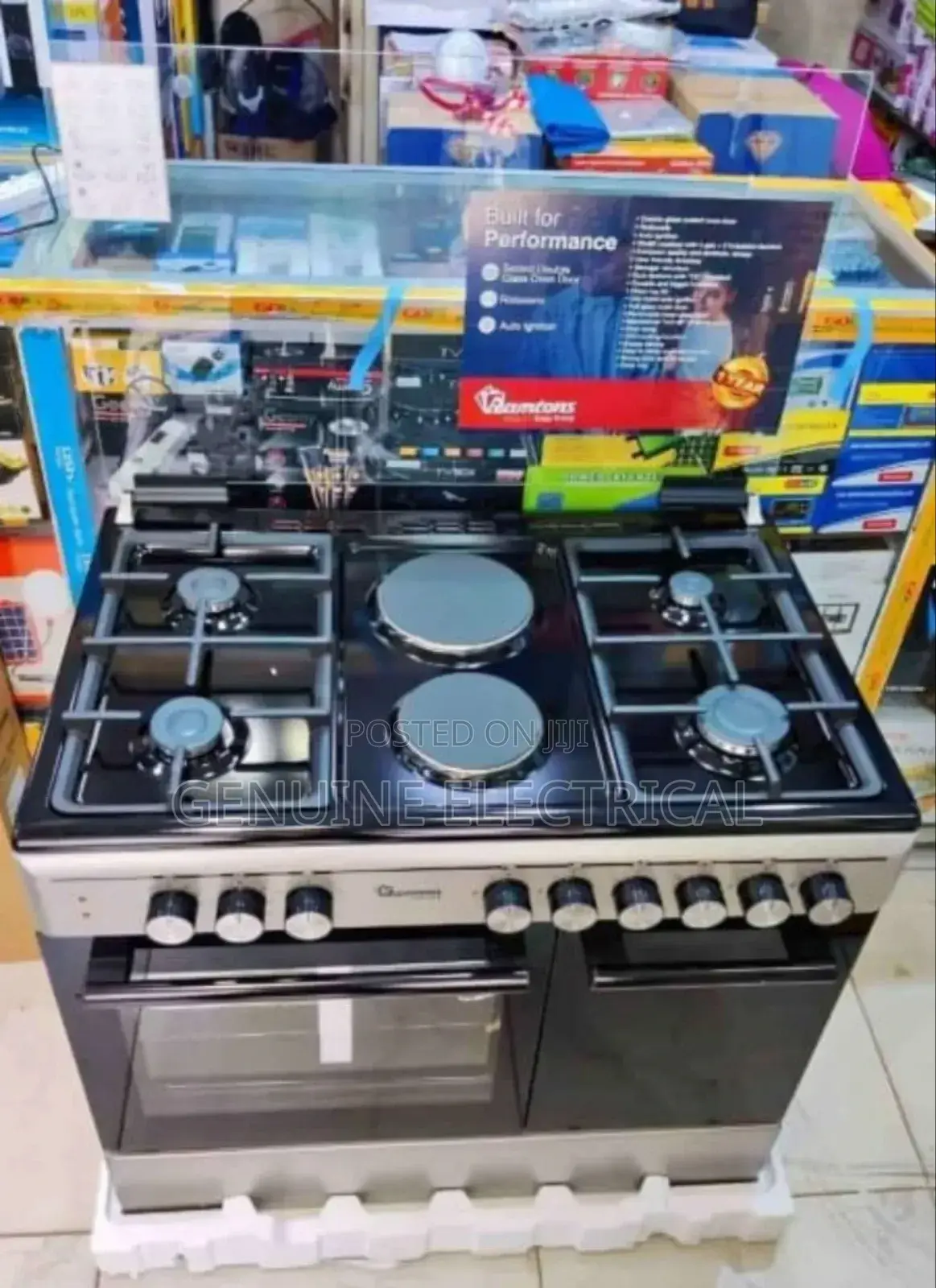 Ramtons Rf/496- 60*90 Stainless Steel Cooker (1yr Wrty)