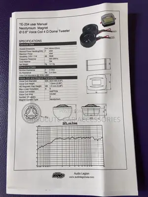 0.8 Inch Audio Legion Tweeter