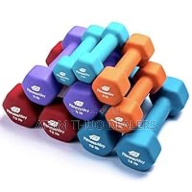 Neoprene Coated Dumbell Set - thumbnail 2