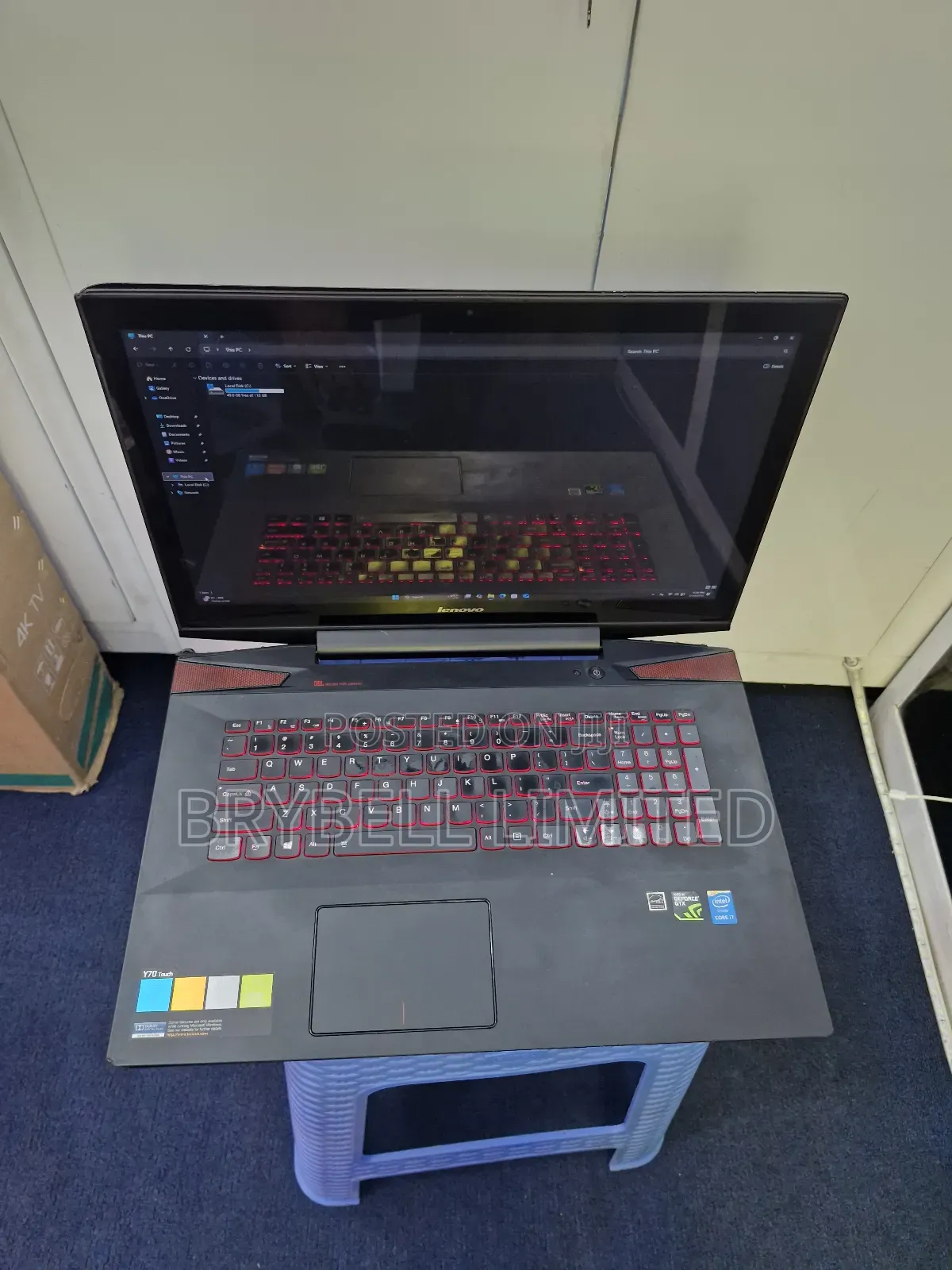 Lenovo Legion Y7000P IRX9 Gaming Laptop 16GB Intel Core I7 SSD 128GB