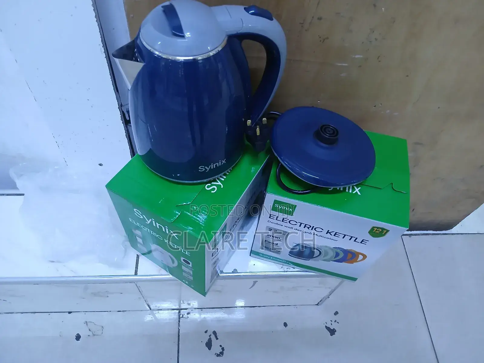 Syinix Electric Kettle 2.2L Cordless