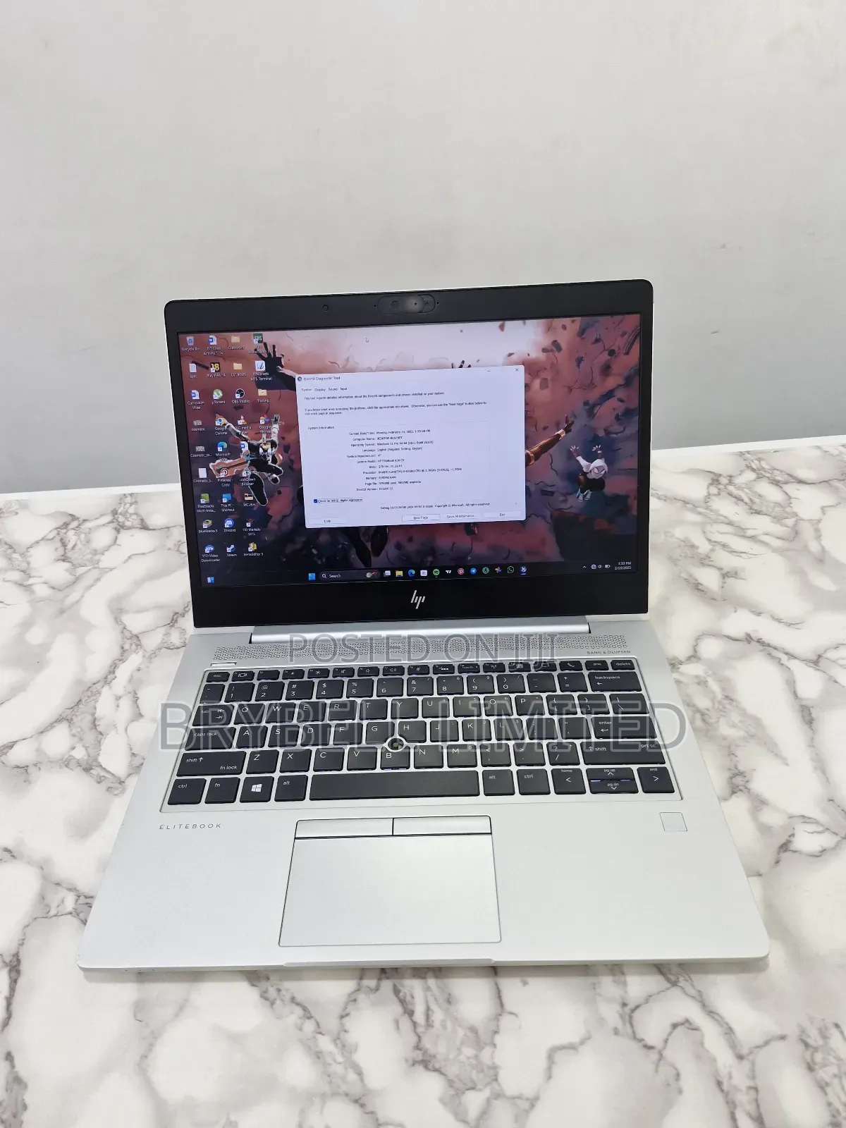 Laptop HP EliteBook 830 G5 8GB Intel Core I5 SSD 256GB