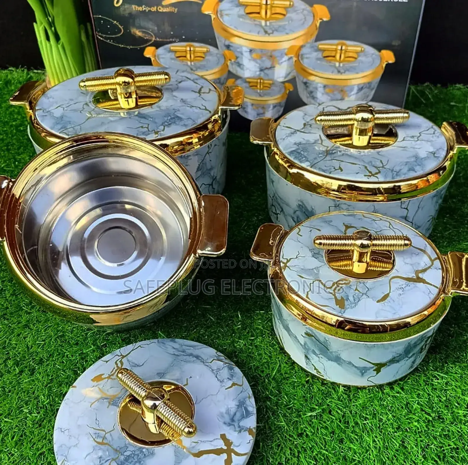 Pearl Platina - Signature Insulated Hotpots 4pcs