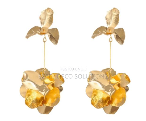 Statement Floral Earrings - main view