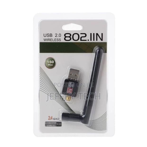 Wifi Adapter 150mbps Antenna Network Card Pc Wi-Fi Receiver