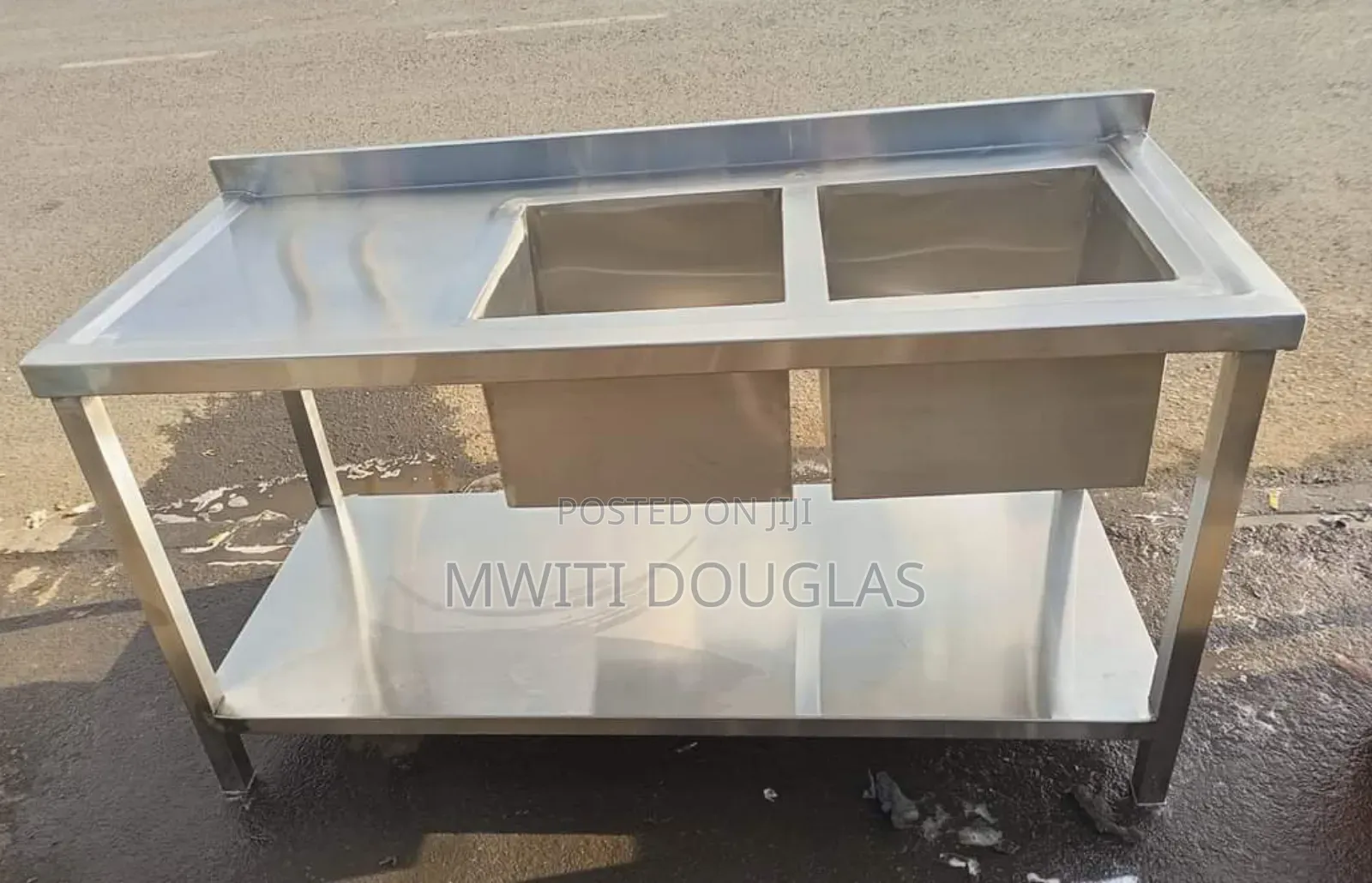 High -Tech Stainless Two Bowls Sink in Nairobi