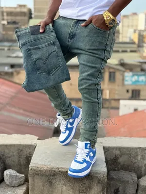 Light Green /Blue Jeans