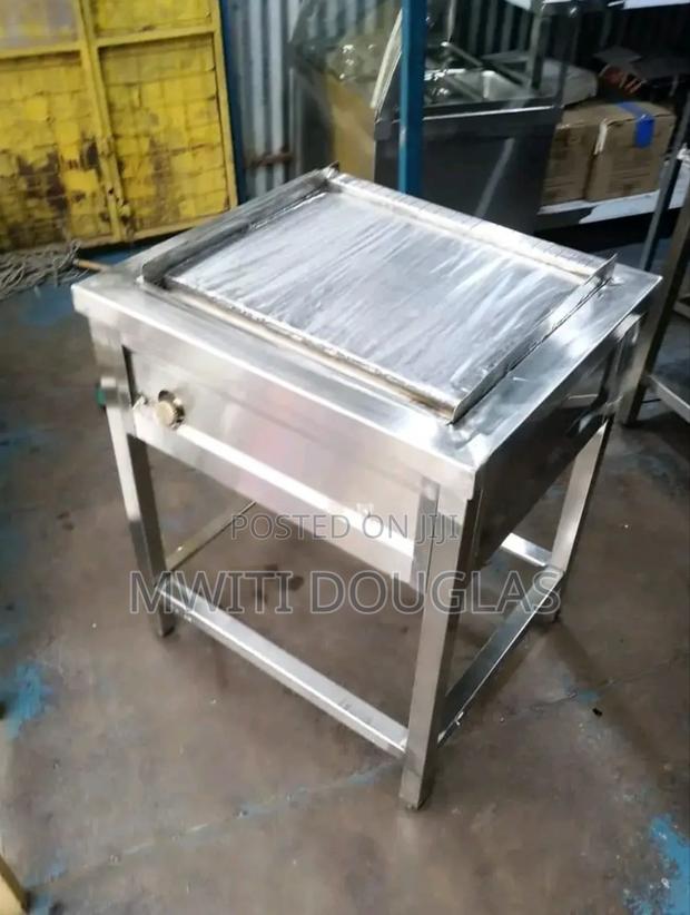 High -Tech Square Stainless Gas Griddle