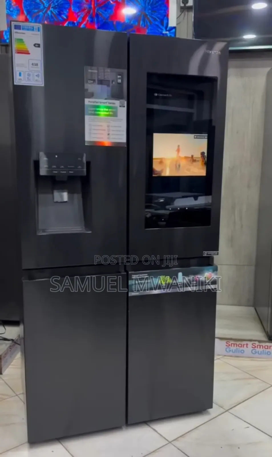 Hisense 522L 4 Door Refrigerator With Ice Water Dispenser