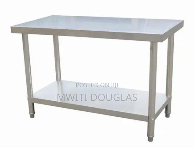 High -Tech Stainless Working Table Available Now, - main view