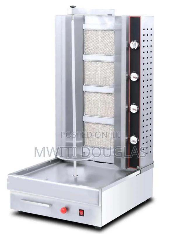High -Tech Modern Four Burner Shawarma Available Always