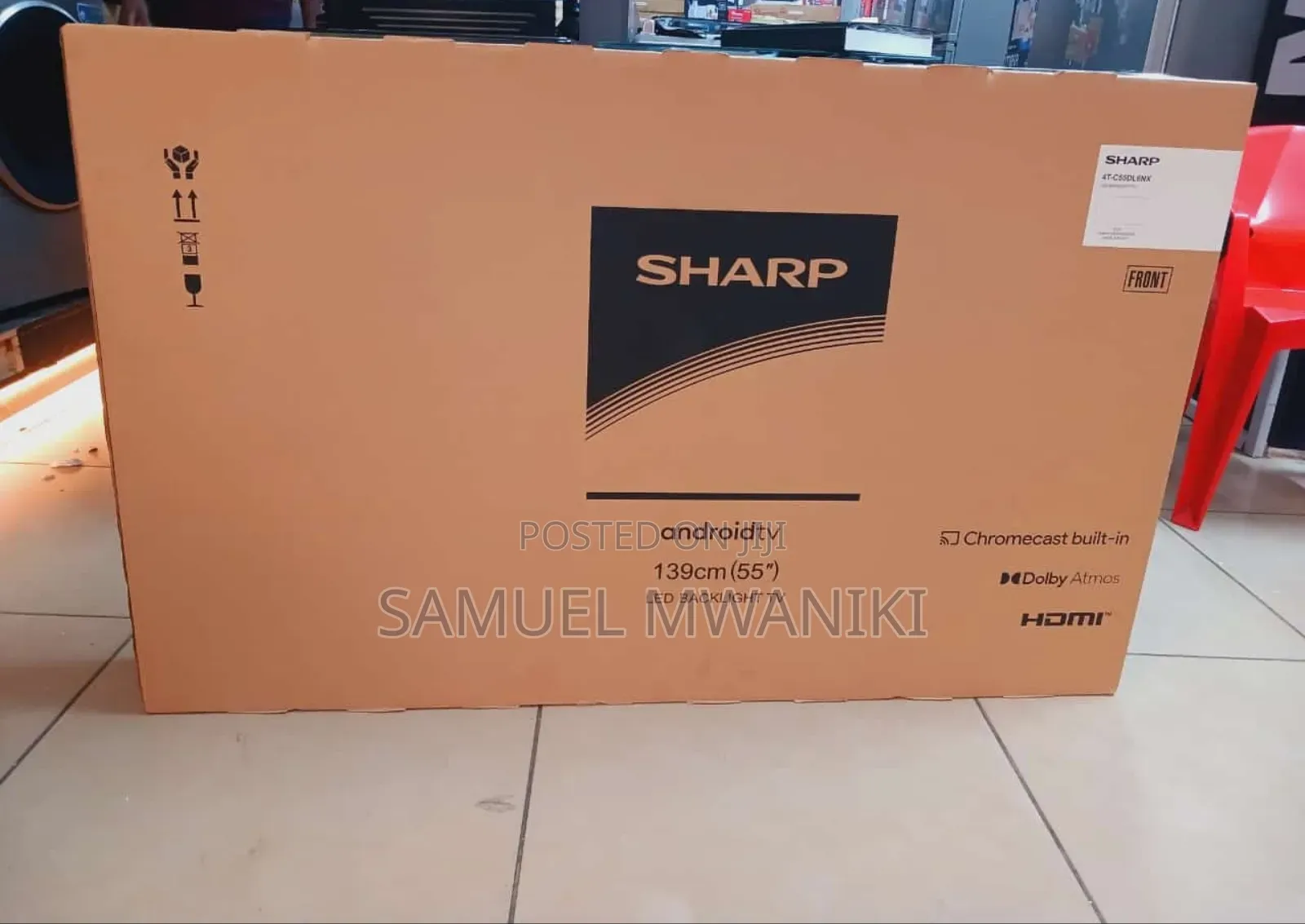 Sharp 55" Android Tv Uhd Dolby Atmos Dolby Vision