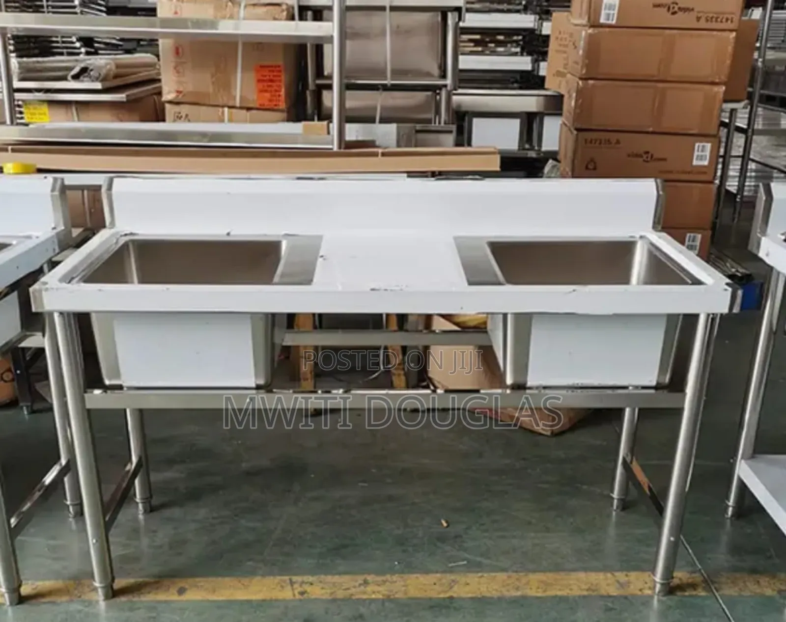 Total High -Tech Stainless Double Sink Available in Nairobi