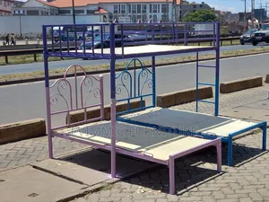 Tripple Steel Metal Bunk Bed With Twin Double Beds