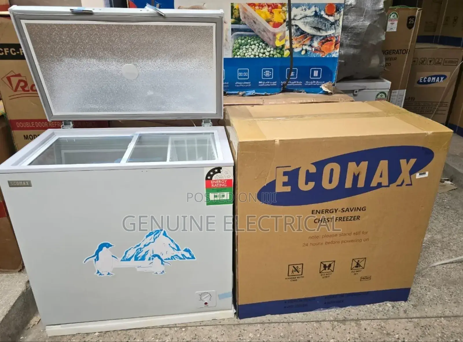 Ecomax 169litres Deep Chest Freezer