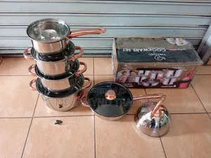 Stainless Steel Cookware Set/12pc Induction Sufuria