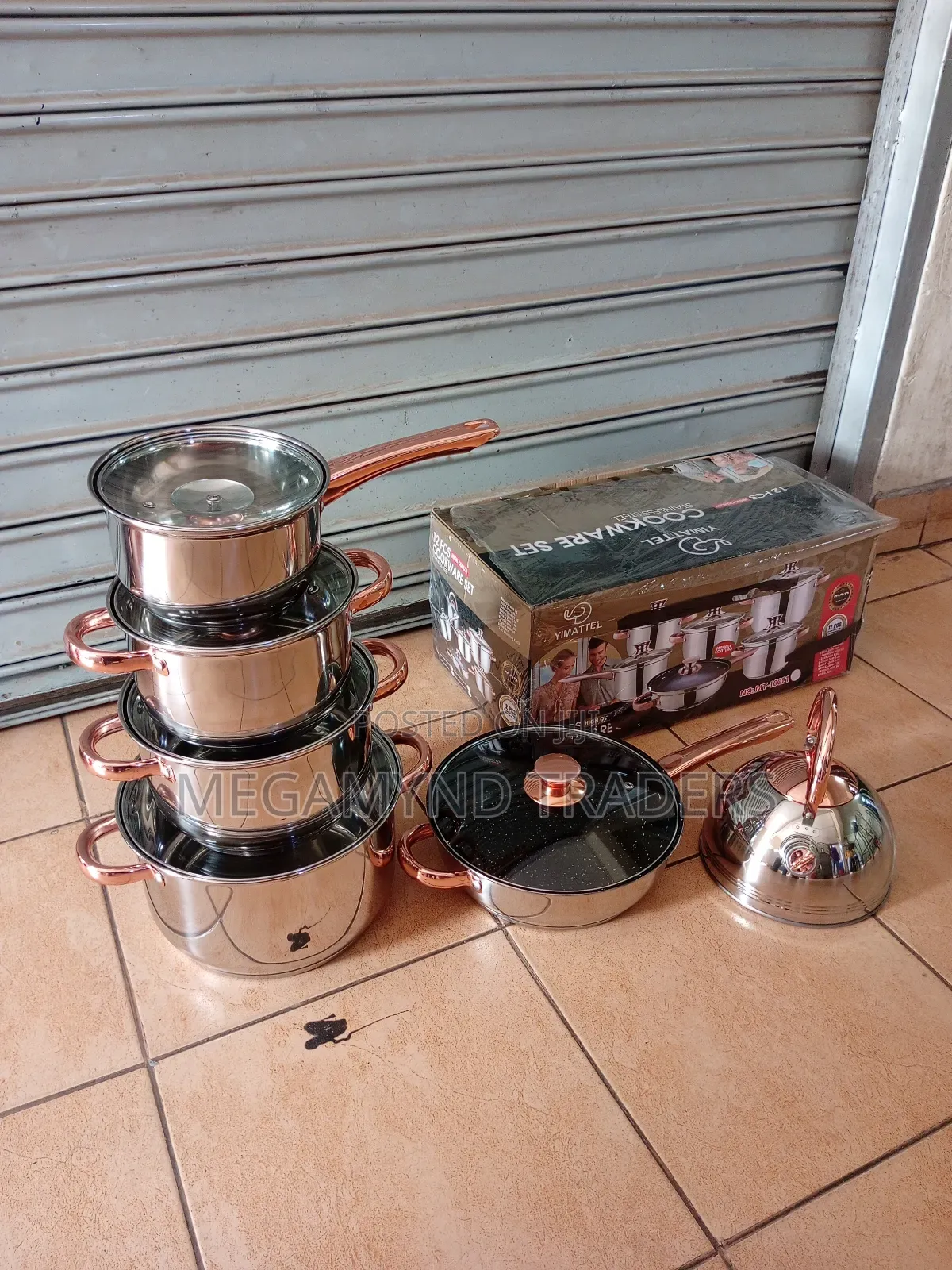 Stainless Steel Cookware Set/12pc Induction Sufuria