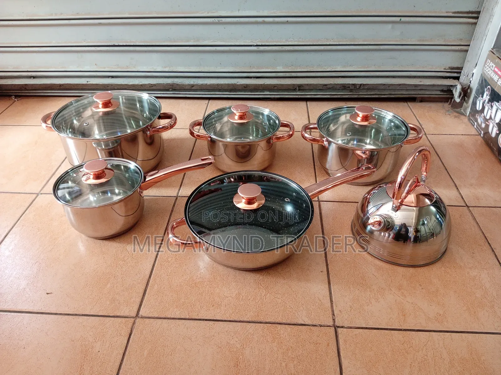 Stainless Steel Cookware Set/12pc Induction Sufuria