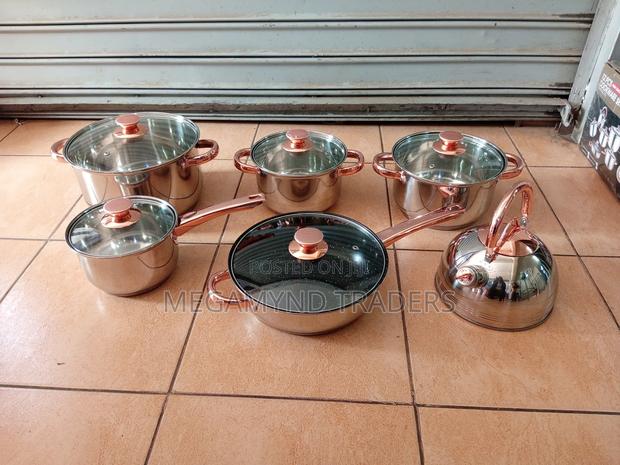 Stainless Steel Cookware Set/12pc Induction Sufuria - thumbnail 11