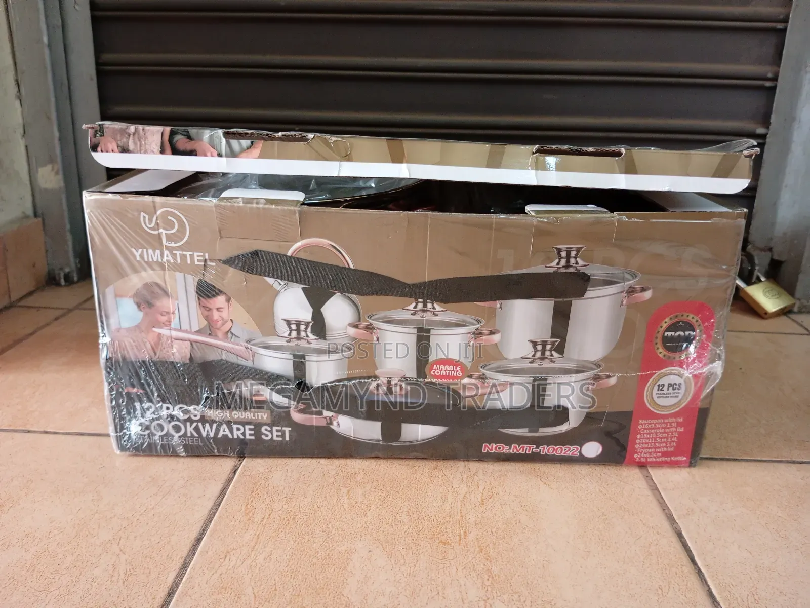 Stainless Steel Cookware Set/12pc Induction Sufuria