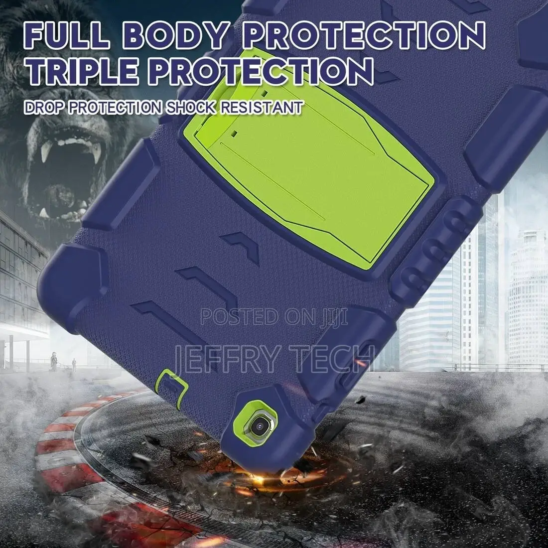 For Samsung Galaxy Tab A7 T500 Casenavybluelime