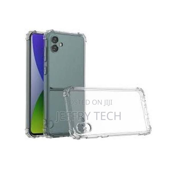 Samsung Galaxy A05 Strong Solid Edges Transparent Back Case - main view