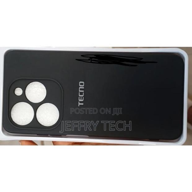 Tecno Pop 8 Silicone Back Case Black - thumbnail 3