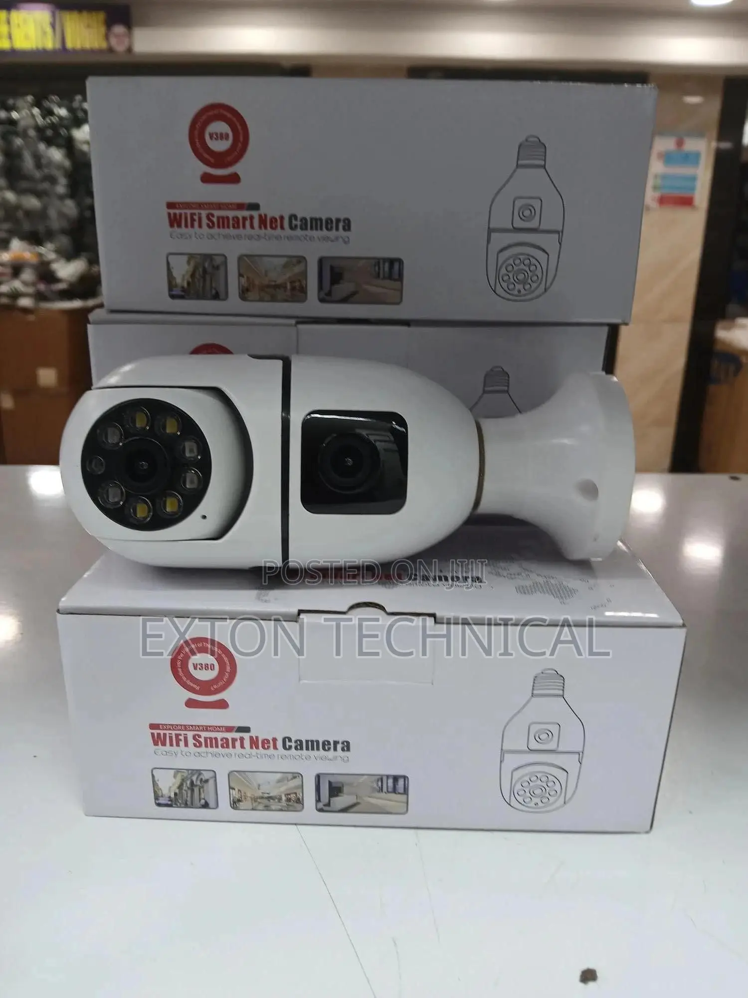 PTZ Dual Lens Camera V380 Bulb V380 PTZ Bulb Wifi Camera