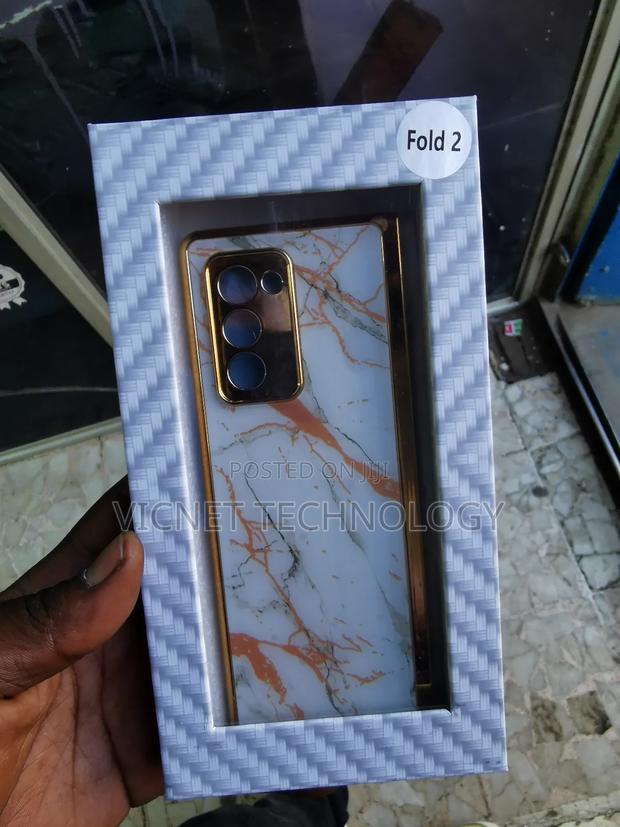 Samsung Fold 2 Marble Casing With Front Glass Protector - main view