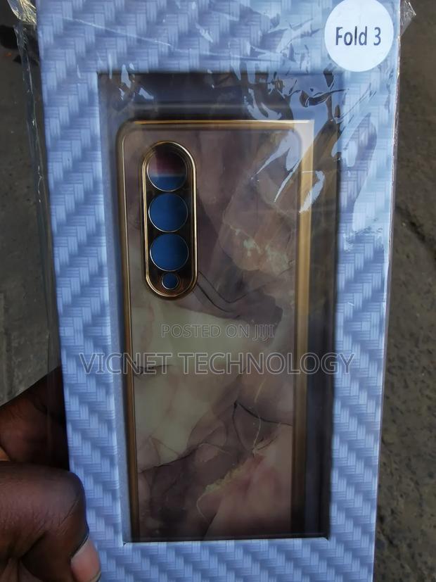 Galaxy Z Fold 3 Samsung Marble Back Cover