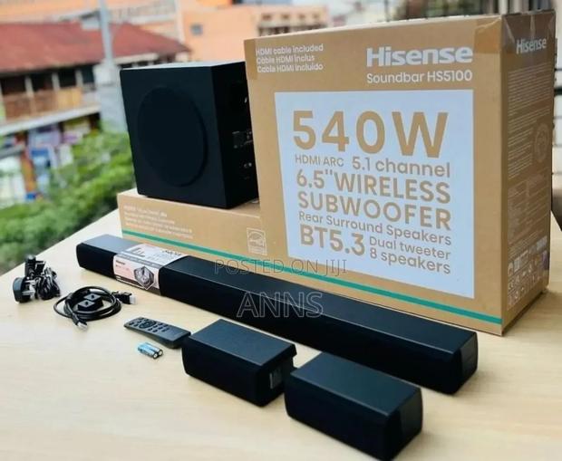 Hisense 540W Best 5.1 Wonderful Soundbar System - main view