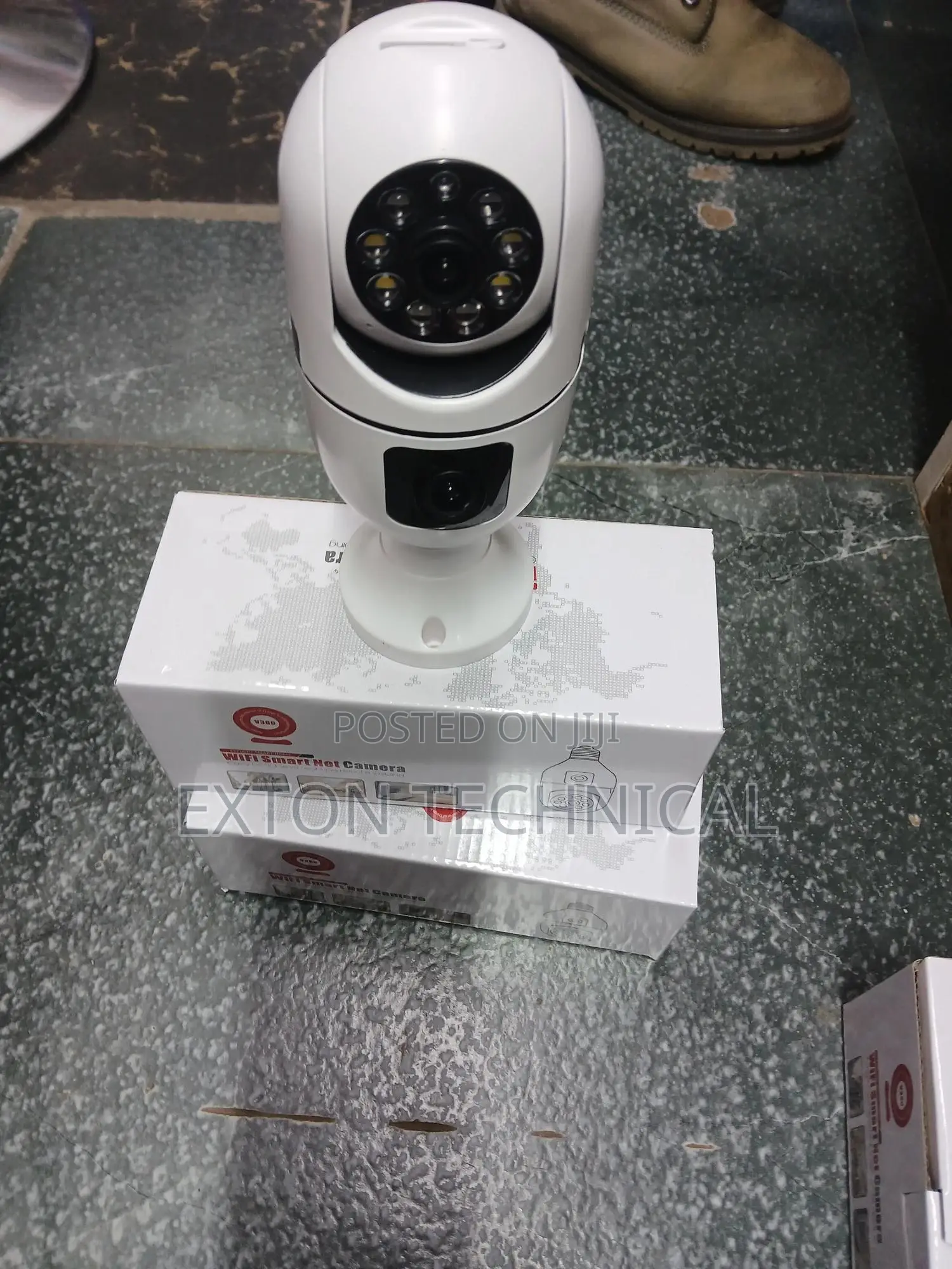 Bulb Wifi Dual 2 Lens Camera/ Wifi Smart Camera V380