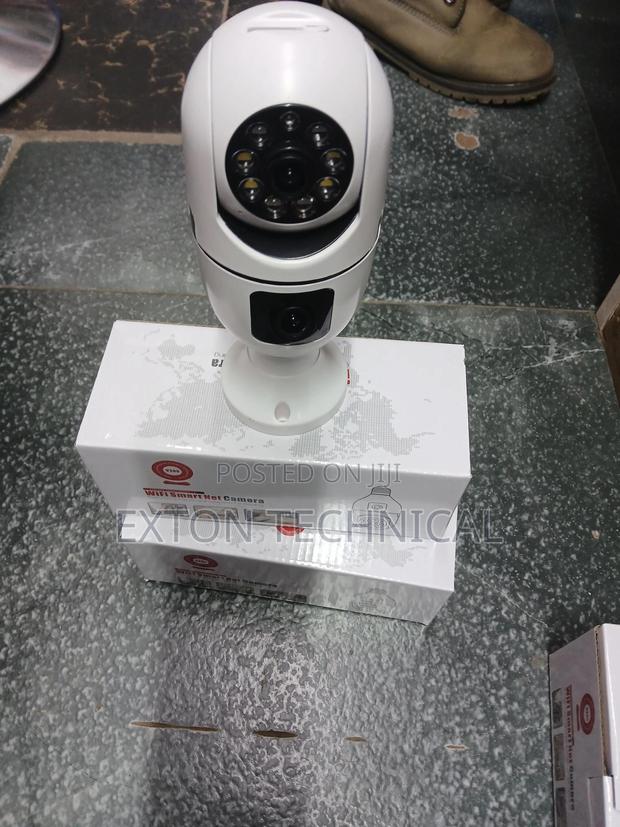 Bulb Wifi Dual 2 Lens Camera/ Wifi Smart Camera V380