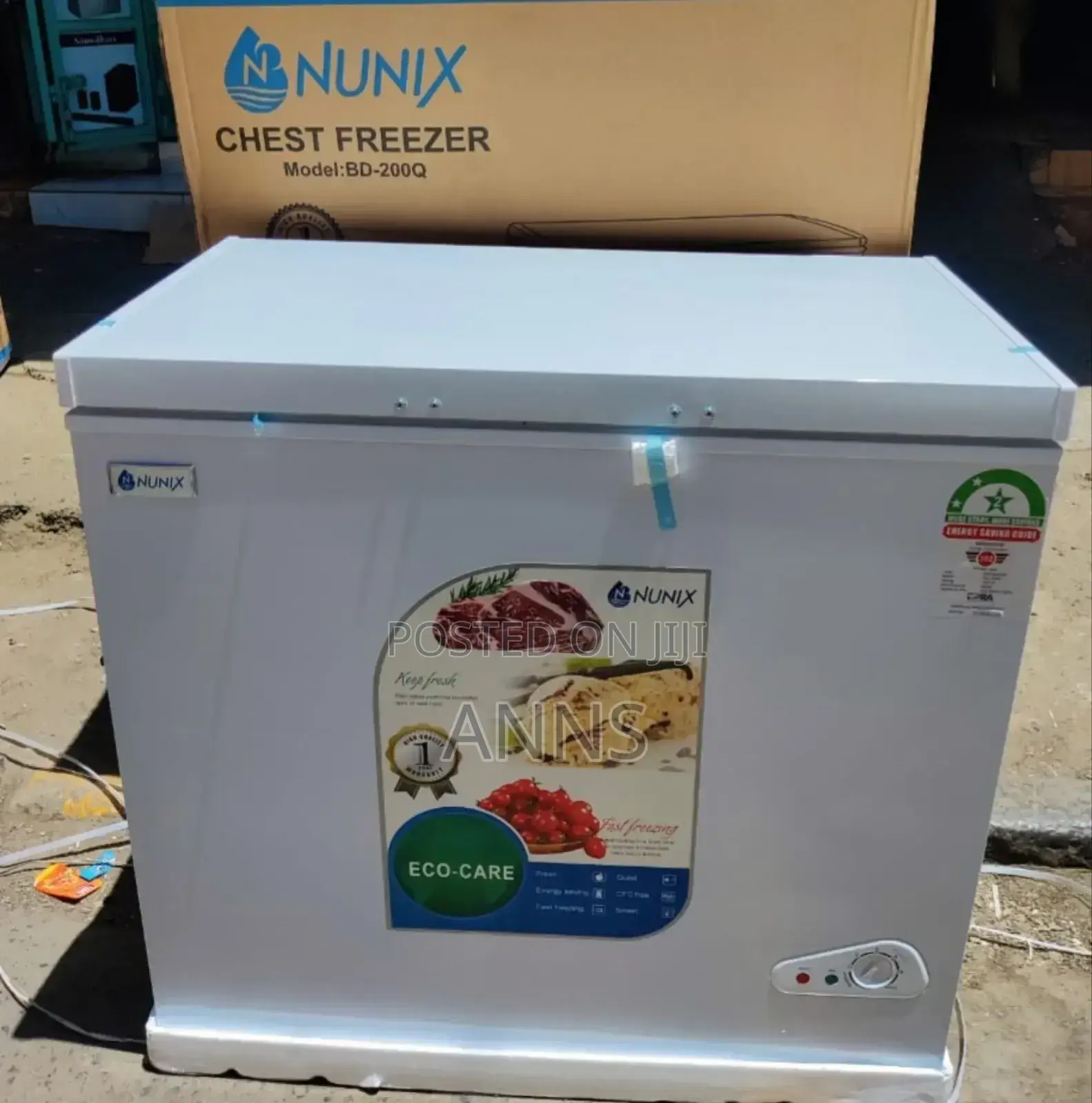 Nunix 200litres ~ Powerful Energy Saving Freezer
