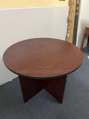 Boardroom Tables; Round Office Conference Table in Brown