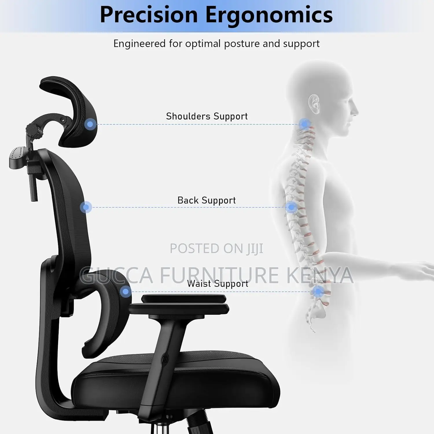 Office Chairs: Breathable Orthopedic Health Support Chair