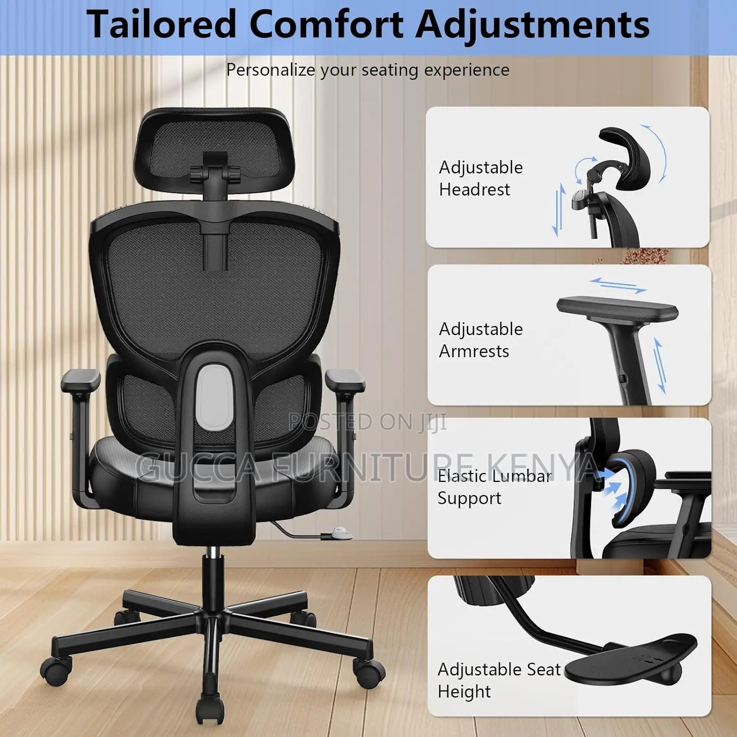 Office Chairs: Breathable Orthopedic Health Support Chair