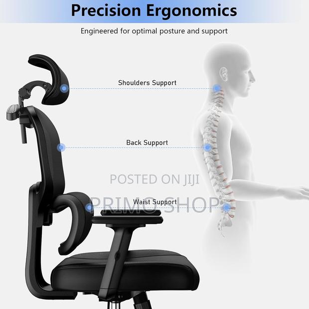 Office Chairs:Breathable Orthopedic Health Support Chair - thumbnail 4