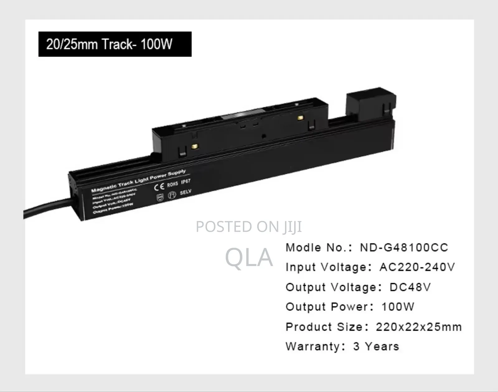 Power Supply for Magnetic Rail