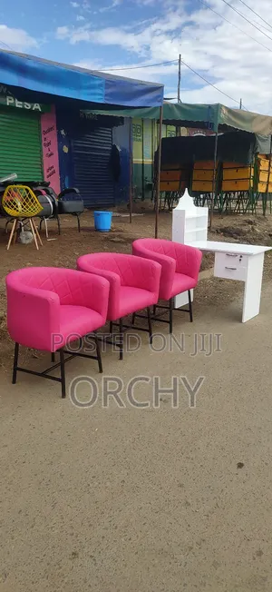 Pink Salon Seats