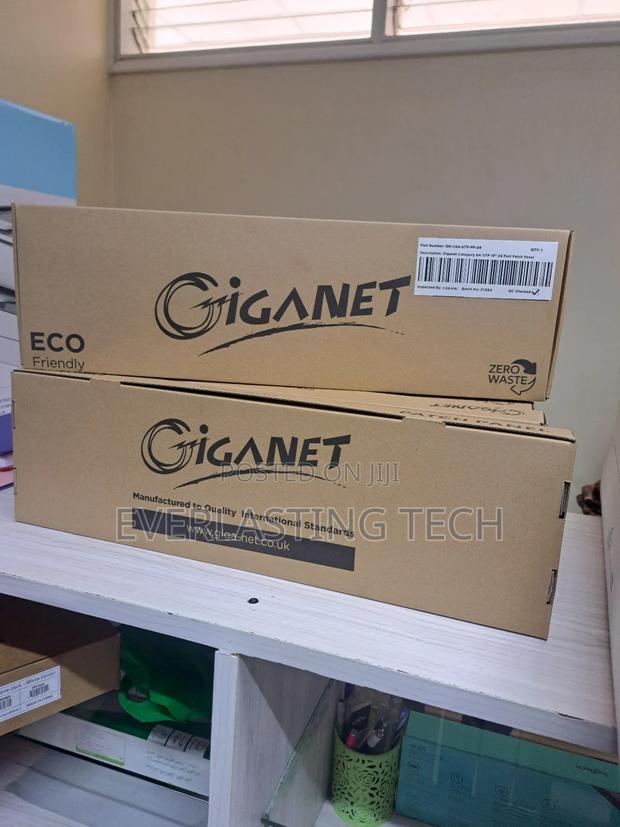 Giganet Category 6 UTP 19” 24 Port Patch Panel