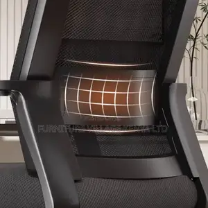 Simple Ergonomic Ink Upholstered Study Chair With Armrest