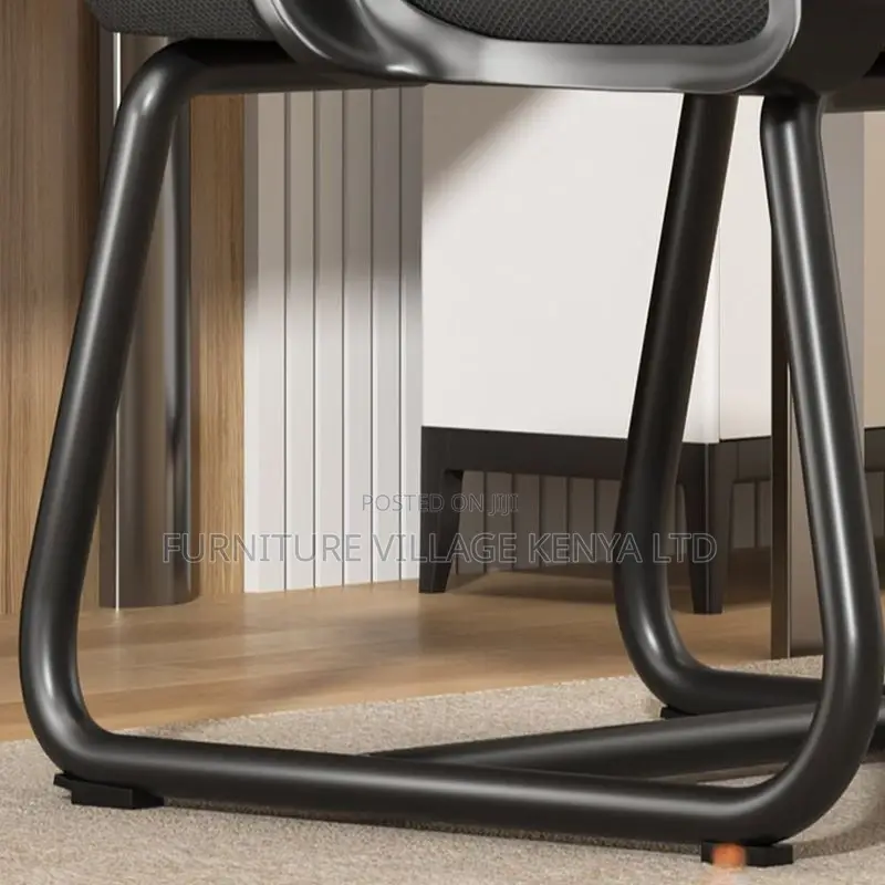 Simple Ergonomic Ink Upholstered Study Chair With Armrest