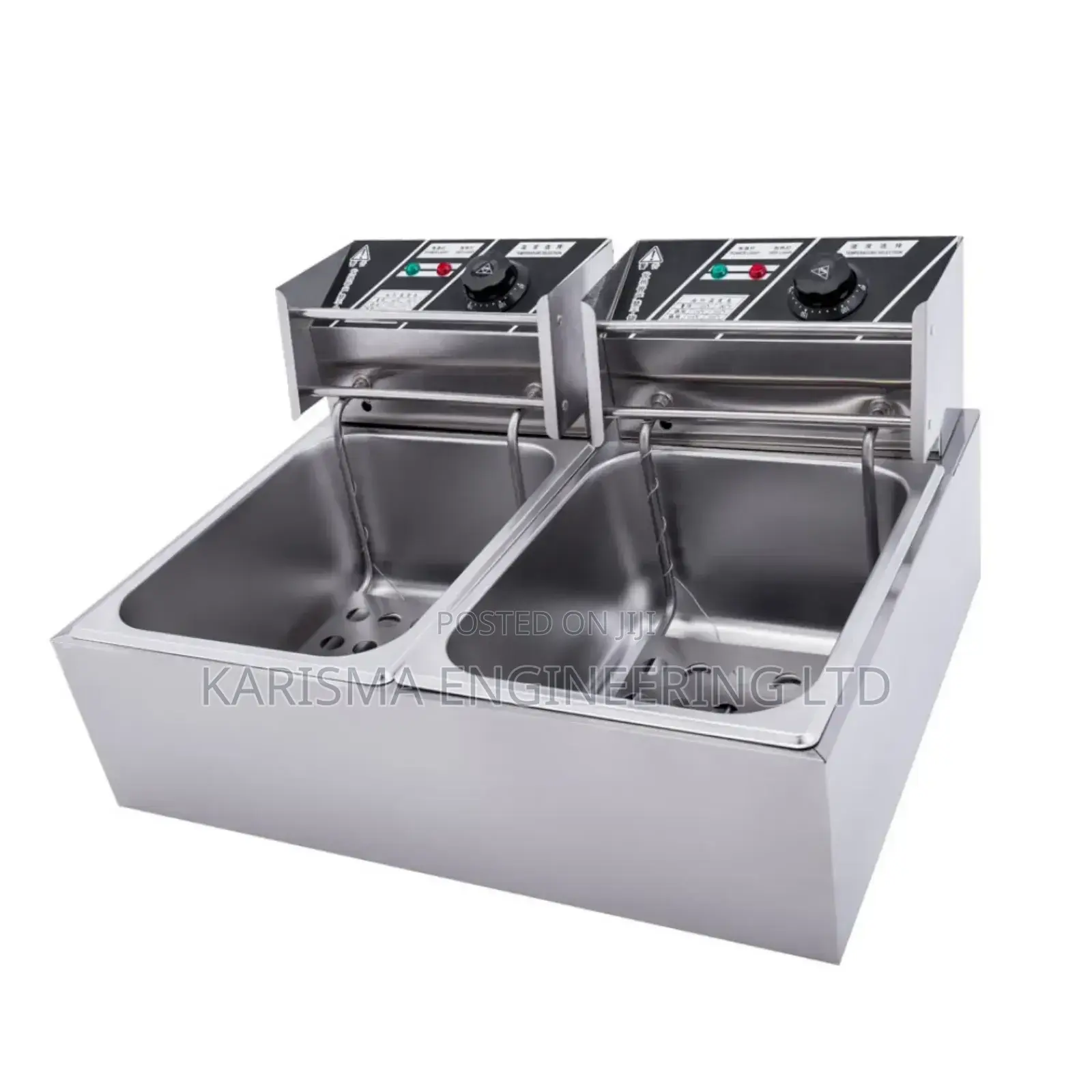 6l Commercial Restaurant Double Tank Electric Fryer