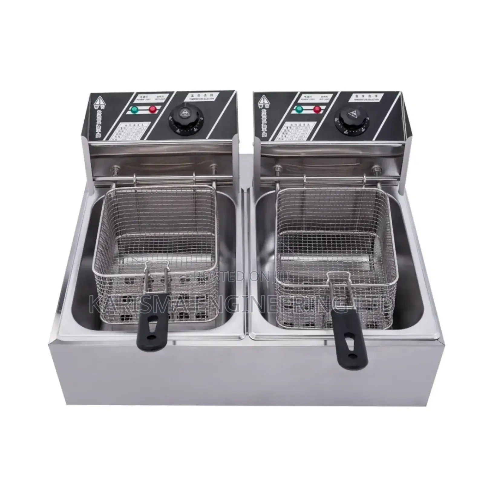 6l Commercial Restaurant Double Tank Electric Fryer