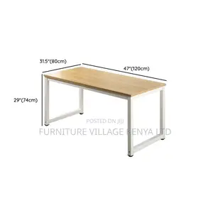 Contemporary Rectangle Engineered Wood Office Desk