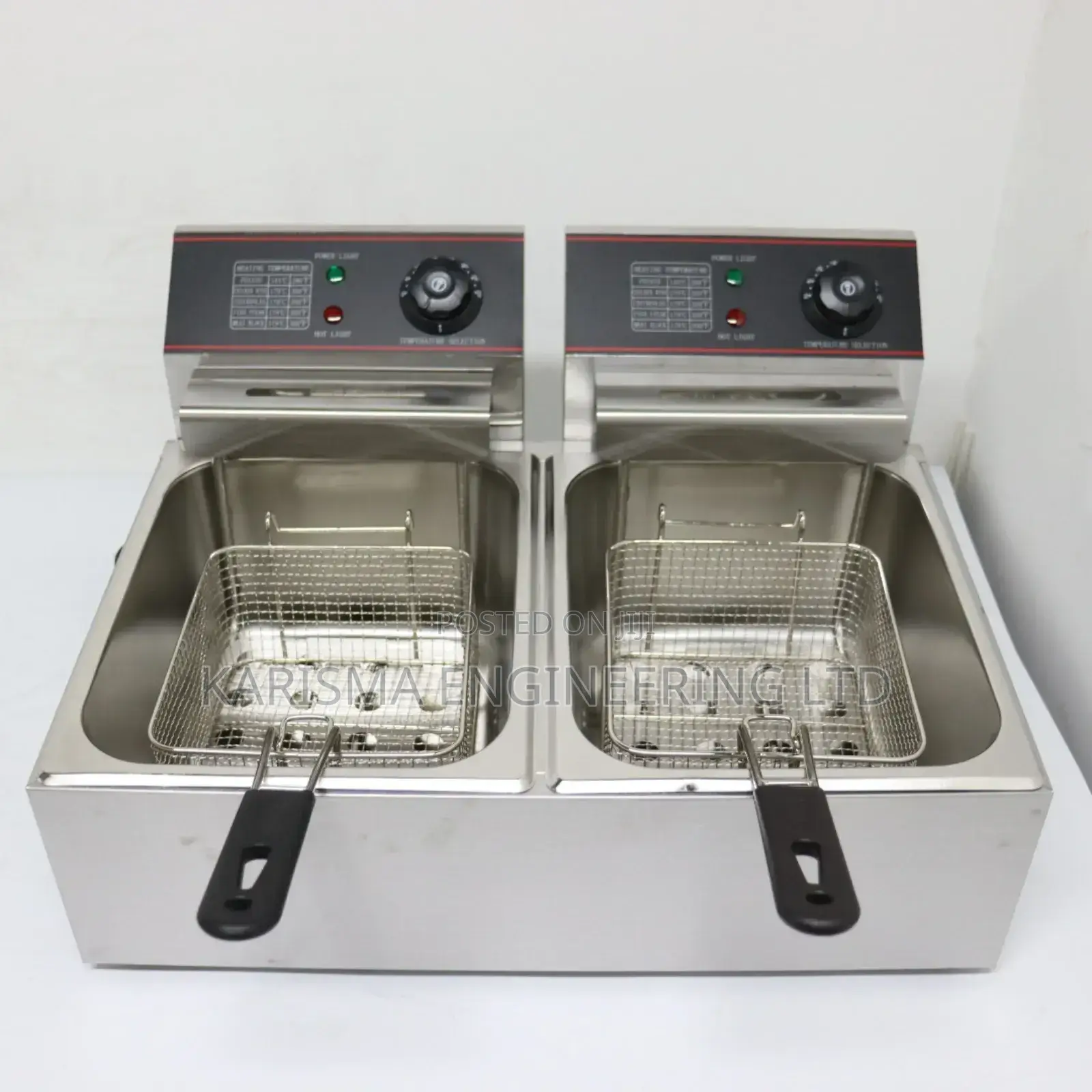 Countertop Double Basket Deep Fryer 6l