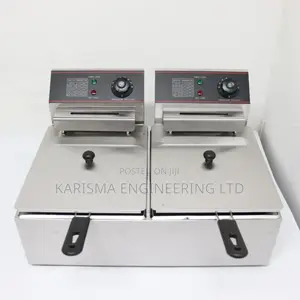 Countertop Double Basket Deep Fryer 6l