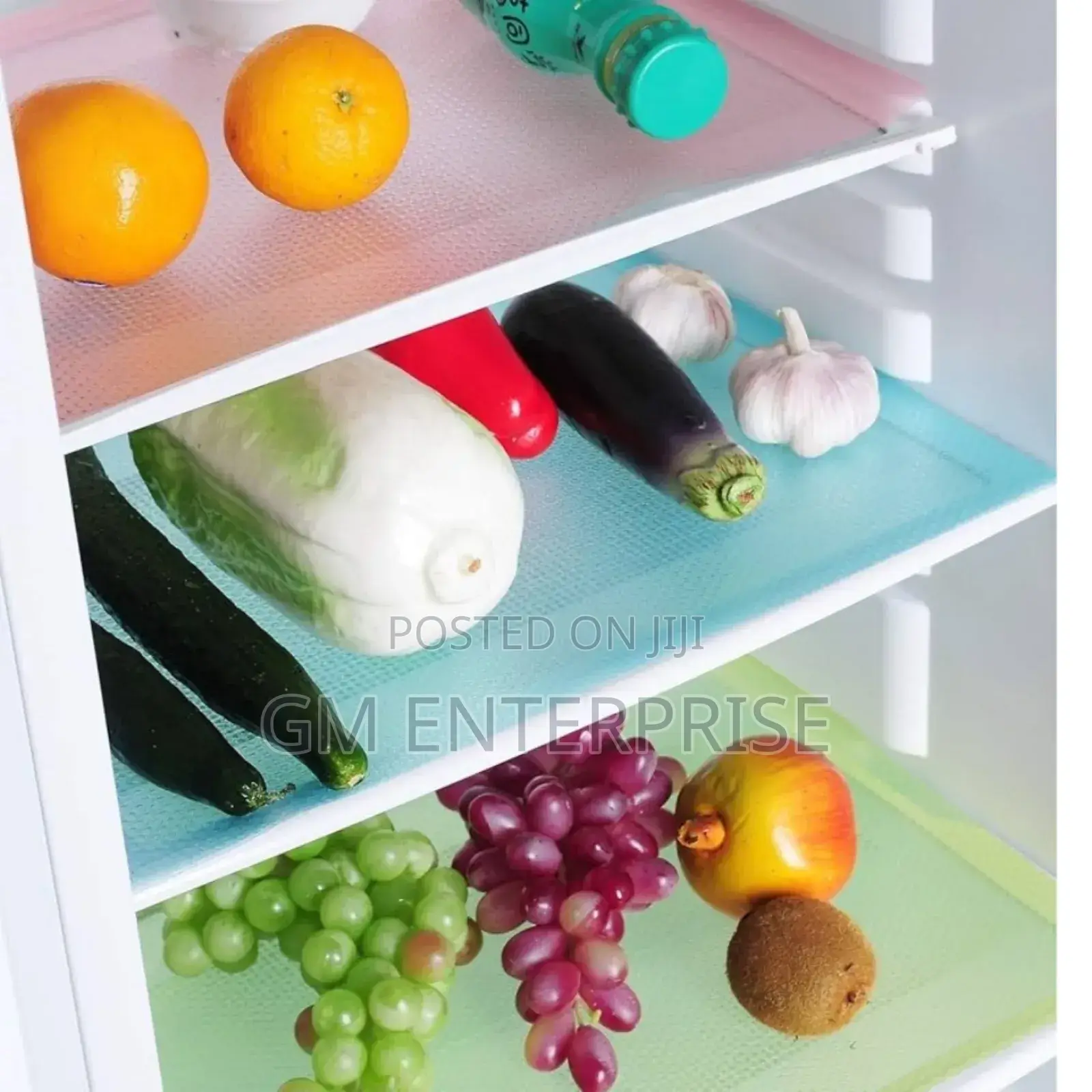 4pcs PVC Anti Bacterial Fridge Mats