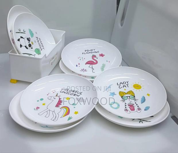 Meal General Spit Kids Snack Plates With Stand 8pcs - thumbnail 3